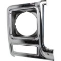 Headlight Door For Gmc C1500 C2500 C3500 1979 1980 Passenger Side Round Chrome And Painted Dark Argent Gm2513104 14021238 