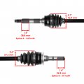 Caltric Front Left Complete Cv Joint Axle Compatible With Kawasaki Mule 4010 Kaf950f Kaf950g 4x4 Diesel 2009 2010 2011 2012