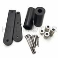 No Cut Frame Slider For 2009 2010 2011 2012 Kawasaki Ninja 650 Ex650 650r Black