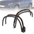 Fender Flares 4 Piece Set For Volkswagen Tiguan 2012 2017 Textured Black Polypropylene Wheel Well Guards 5n0854732b9b9 
