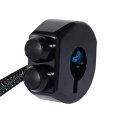 1 In Cnc Aluminum Alloy Motorcycle Handlebar Mount Switch For Headlight Fog Light Horn Start Kill And Reset Black Ip54 
