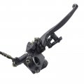 Goofit Left Hydraulic Brake Master Cylinder Caliper With Rear Disc Pad Replacement For Chinese 50cc 70cc 90cc 110cc 125cc 150cc 