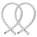 Faucet Supply Hose Connector 9 16-24unef Female X M10x1 0 Male 24 Inch Length 304 Stainless Steel 1set 