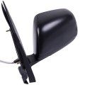 Ocpty Driver Side View Mirror Compatible With 2004-2010 For Toyota Sienna Textured Manual Folding Non-heated Abs