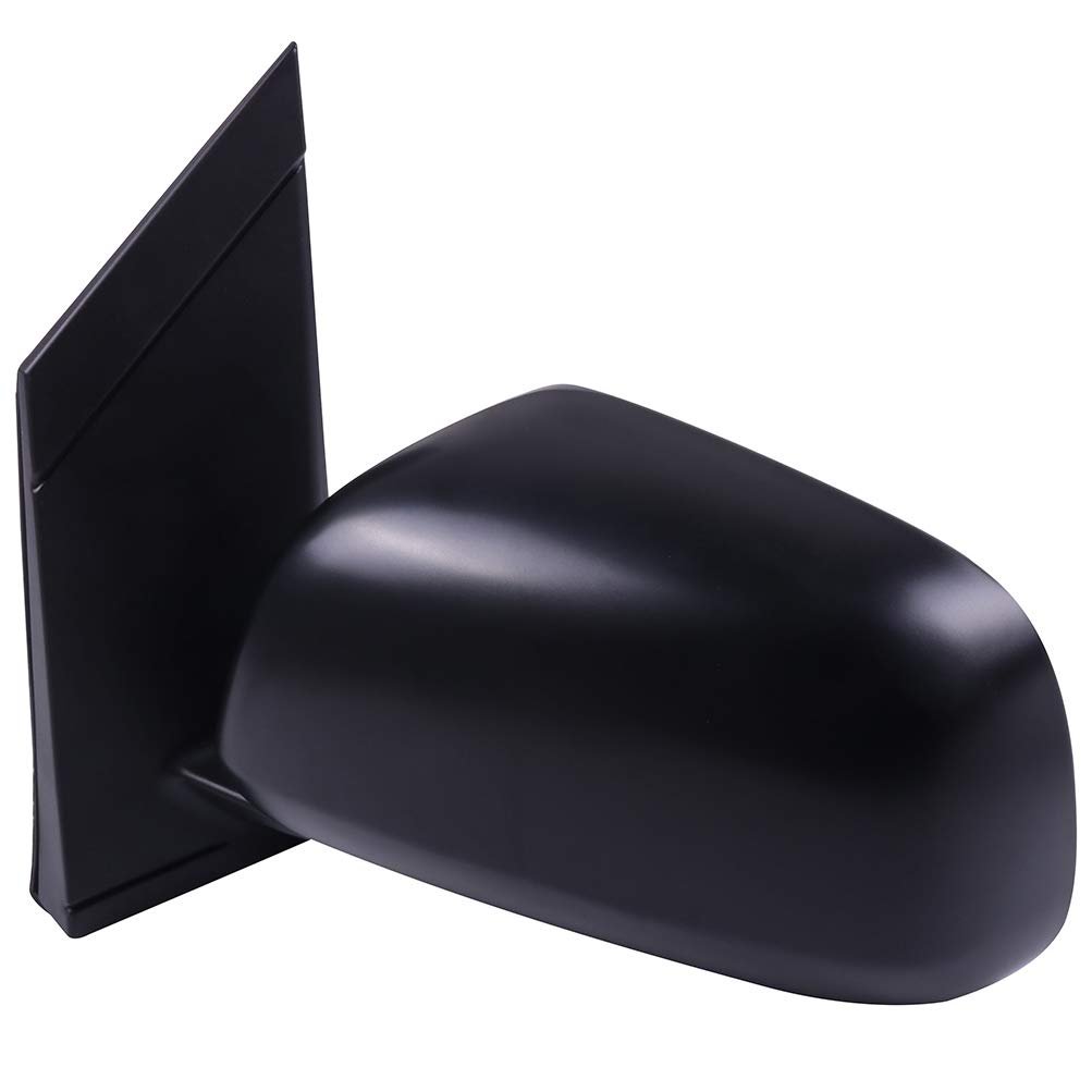 Ocpty Driver Side View Mirror Compatible With 2004-2010 For Toyota Sienna Textured Manual Folding Non-heated Abs