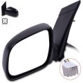Ocpty Driver Side View Mirror Compatible With 2004-2010 For Toyota Sienna Textured Manual Folding Non-heated Abs