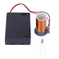 Tesla Coil Mini Battery Powered No Arc Remote Ignition Electronic Diy Kit Led Spark Module Soldering Project For Physics 