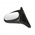 Ocpty Black Driver Side View Mirror Textured With Manual Remote Non-folding Compatible For 1996-2000 Honda Civic 76250s00a05