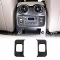 Fgtagtal Soft Carbon Fiber Rear Seat Heating Button Switch Trim Sticker Fit For Hummer H2 2003-2007 Car Row Panel Cover 