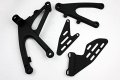 Hongk- Black Front Rider Foot Pegs Bracket Compatible With Yzf-r1 Yzf R1 2007 2008 B01c0su4dc