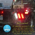 Npauto 4pcs 6 Oval Led Trailer Lights 24 White Reverse Backup Waterproof Stop Turn Tail Light For Rv Trucks