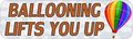 10in X 3in Ballooning Lifts You Up Vinyl Vehicle Magnet Magnetic Sign Car Magnets By Stickertalk 