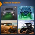 Nilight 4 Led Light Pod Green Spot Driving Fog 2pcs 18w Off Road Fishing Hunting Emergency Safety Signal Deck Trailer Lights