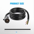 8ft Heavy Duty 7 Way Rv Round Inline Trailer Plug Extension Cord Pin Wiring Harness For Campers Caravans And Vans Model 50049r