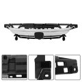Front Bumper Upper Grille And Grill Chrome Trim Replacement For Accord 2021 2022 2023