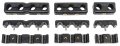 Spark Plug Wire Separators Black For 8 0mm And 5mm Wires Includes Stainless Hardware Hex Key Set Of 6
