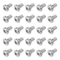 25pcs 8-32 X 5 16 Torx Security Machine Screws 304 Stainless Steel Button Head Bolt Tamper Resistant For Anti-theft Proof 