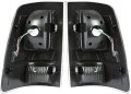 Hecasa Led Tail Lights Compatible With 2009-2018 Dodge Ram 1500 2010-2018 2500 3500 Accessories Taillights Rear Brake Lamp Pair