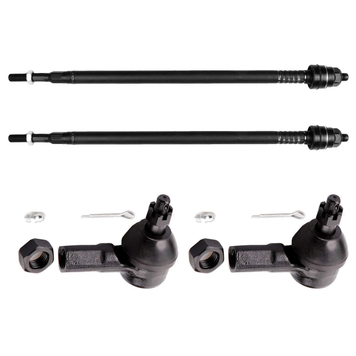 4-piece Inner Tie Rod End Outer Fit 2002 2003 2004 2005 2006 For Honda Cr-v