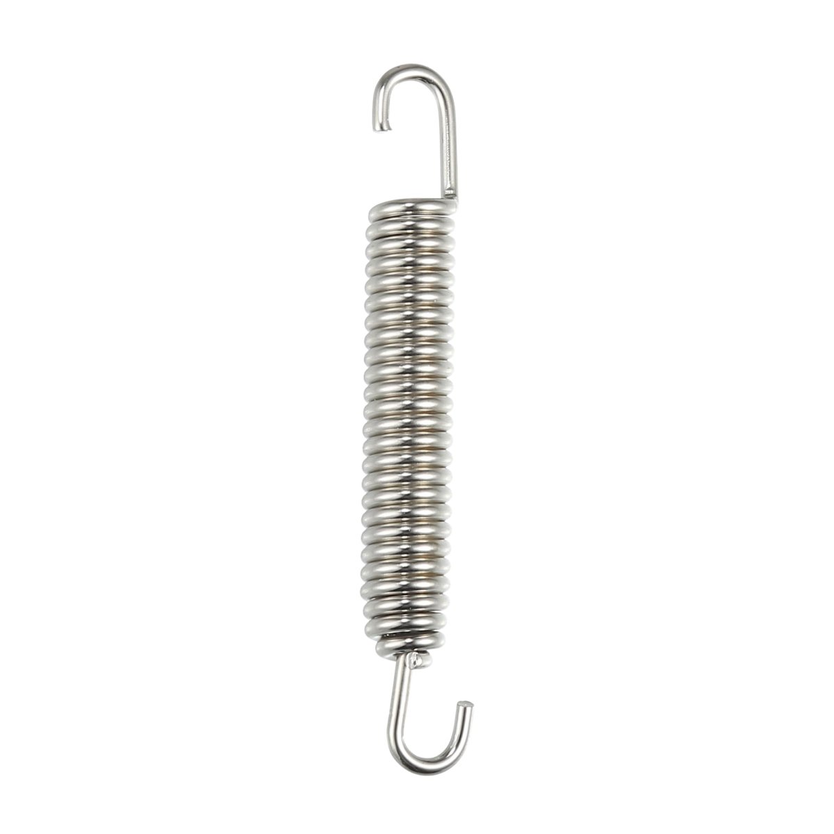 Motorcycles Universal Exhaust Pipe Spring 80mm 3 15 Stainless Steel Hook Modified Accessory Silver Tone