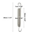 Motorcycles Universal Exhaust Pipe Spring 80mm 3 15 Stainless Steel Hook Modified Accessory Silver Tone
