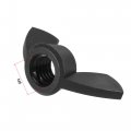 Uxcell M8 Wing Nuts Nylon Butterfly Nut Hand Twist Tighten Fasteners Black 12pcs