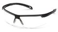 Ever Lite Safety Glasses Black Frame Clear Lens Sb8610d Ansi Z87 1 Polycarbonate Scratch Resistant Uv Protection 12 Pair Pack 