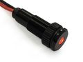 3 Pack Of Plug-n-play Instrument Cluster Led Indicator Light Dash Bulbs Aluminum Pilot Lights Color Acrylic Lens Flush Panel 