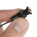 3 Pack Of Plug-n-play Instrument Cluster Led Indicator Light Dash Bulbs Aluminum Pilot Lights Color Acrylic Lens Flush Panel