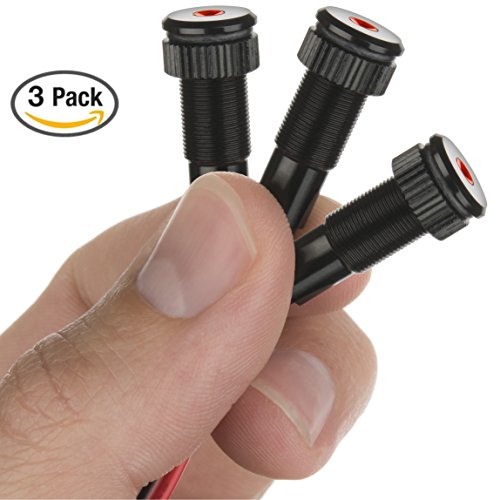 3 Pack Of Plug-n-play Instrument Cluster Led Indicator Light Dash Bulbs Aluminum Pilot Lights Color Acrylic Lens Flush Panel