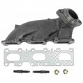 A-premium Left Driver Side Exhaust Manifold With Gasket Kit Compatible Ford F-150 2011-2017 Mustang Transit-150 250 35050 Hd