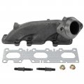 A-premium Left Driver Side Exhaust Manifold With Gasket Kit Compatible Ford F-150 2011-2017 Mustang Transit-150 250 35050 Hd