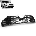 Front Bumper Upper Black Grille Grill Assembly For Toyota Rav4 2019 2020 2021 2022 2023 Part Number 531120r120