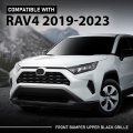 Front Bumper Upper Black Grille Grill Assembly For Toyota Rav4 2019 2020 2021 2022 2023 Part Number 531120r120