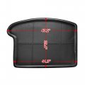 Uxcell Black All Weather Sedan Rear Trunk Liner Cargo Tray Floor Mat For Mazda 3 06-13