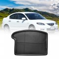 Uxcell Black All Weather Sedan Rear Trunk Liner Cargo Tray Floor Mat For Mazda 3 06-13