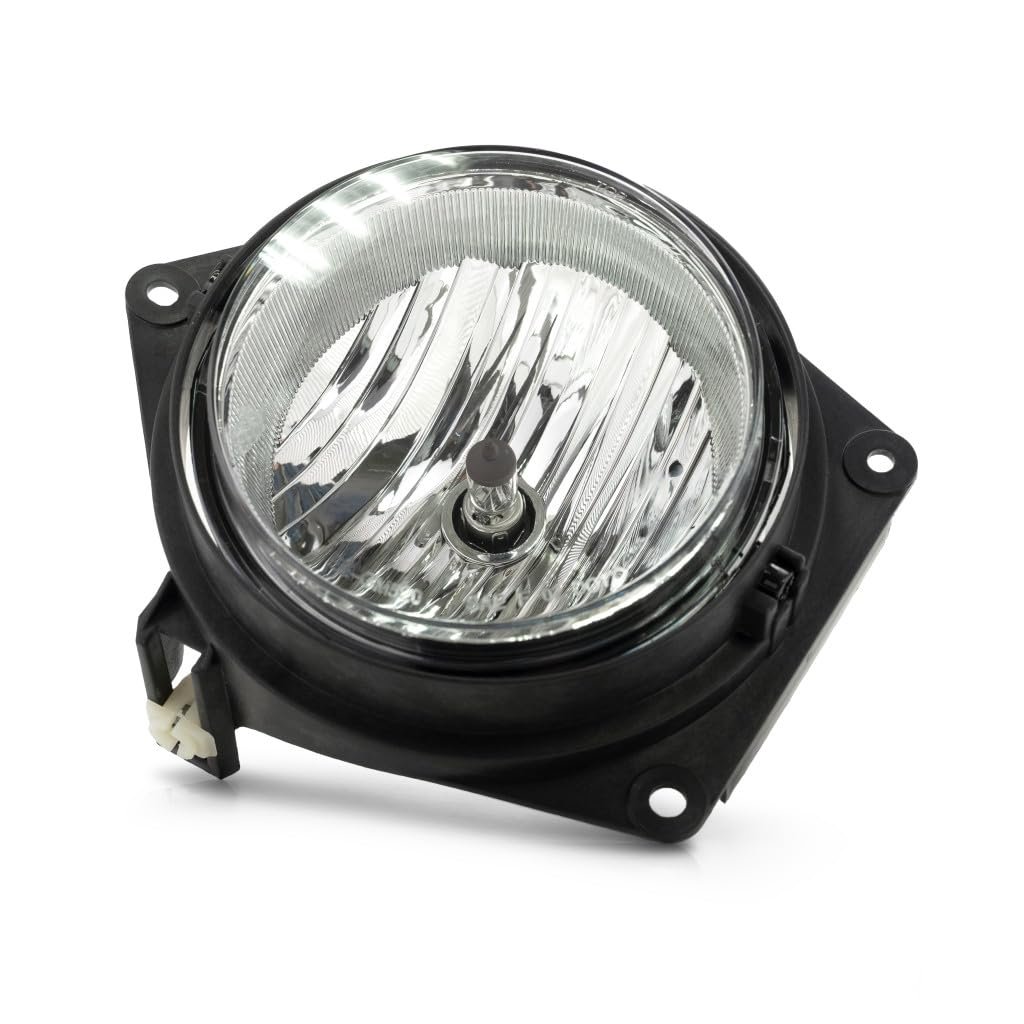 Fog Light Assembly Driver Side With Bulbs For 2006 2007 2008 2009 2010 Hummer H3 Fits Hu2592101 And 15807157 Clear Lens Halogen