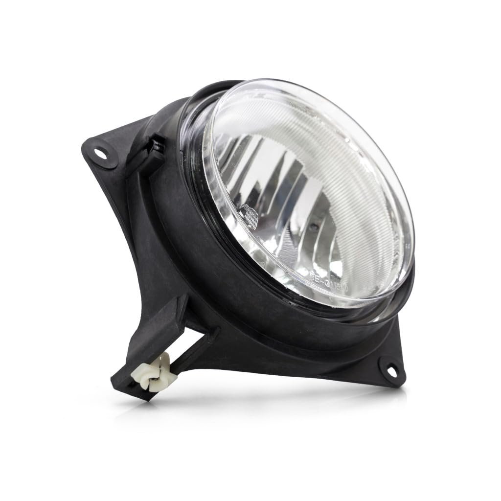 Fog Light Assembly Driver Side With Bulbs For 2006 2007 2008 2009 2010 Hummer H3 Fits Hu2592101 And 15807157 Clear Lens Halogen