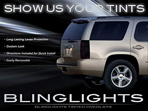 Blinglights Compatible Tinted Tail Light Protective Film Covers For Chevrolet Suburban All Years