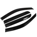 4 Pieces Sun Rain Wind Guards Window Visors Shade Acrylic Black Replacement For Toyota Hilux Dual Cabs 2005-2015 