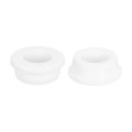 2pcs Rubber Grommets 29mm Drill Hole 20mm Id Top Hat Grommet White Silicone Plug Gasket For Wiring Automotive