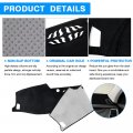 Autorder Dashboard Cover Mat For Kia Seltos 2021 2022 2023 2024 Accessories Flannel Dash Sunshade Glare Uv Rays Protector