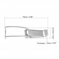 Uxcell Stainless Steel 201 Spring Loaded Draw Toggle Latch Catches Hasp Pack Of 75mm 2 95 Length