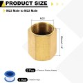 2pcs Pressure Washer Adapter M22 Female To Quick Connect Fittings Brass Swivel With Sealant Tape For Power Washers Hose