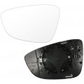 Ocpty Left And Right Driver Passenger Side Exterior Mirrors Glasss View Fit For 2012 V W Passat Usa W Heated Crome Flat Outside