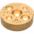 3 Brass Dapping Block Jewelers Metalworking Bench Tool 