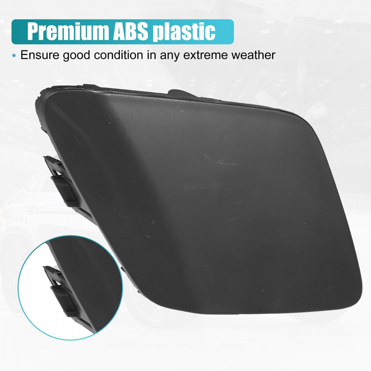 Car Front Right Bumper Tow Hook Cover Towing Eye Cap For Toyota Prius 2016-2019 No 5212747907