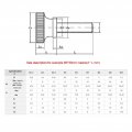 Seroni 1 5 M2 M3 M4 M5 M6 M8 M10 Din464 Gb834 304 Stainless Steel Knurl Head Hand Tighten Curtain Wall Glass Lock Thumb Screw
