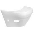 Rear Bumper End Cap For 2010-2013d Transit Connect Xl Xlt Premium Corner Plastic Pp Left Side Painted White Replacement For