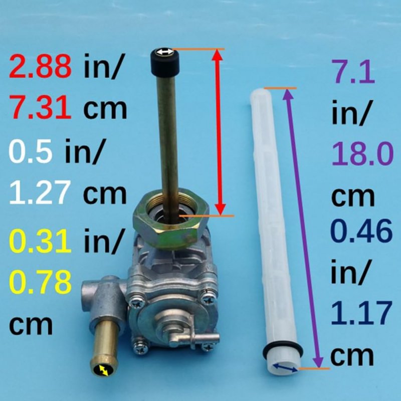Tuzliufi Fuel Cock Petcock Valve Tank Switch For Honda Shadow Aero Spirit 750 Vt750 Vt750c Vt750ca Vt750c2 Vt750c2f Vt750dc Vt